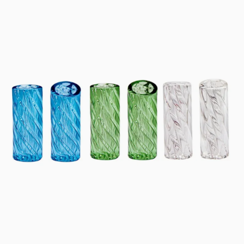 Wholesale Supplier 6mm 8mm 10mm 12mm Custom Smoking Preroll Cone Glass Filter Tips Colorful Glass Tips
