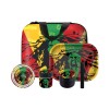 Factory Wholesale Customization Smoke Kit Portable Glass Bottle Herb Grinder Set