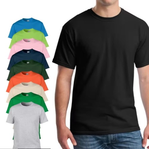 100% Cotton Men's T Shirt With Print Customized Your Brand Logo T-shirt 