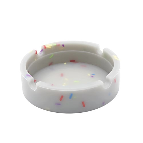 Heat Resistant Silicone Ashtray Unbreakable Non slip Smoking Ash Tray for Indoor and Outdoor Use