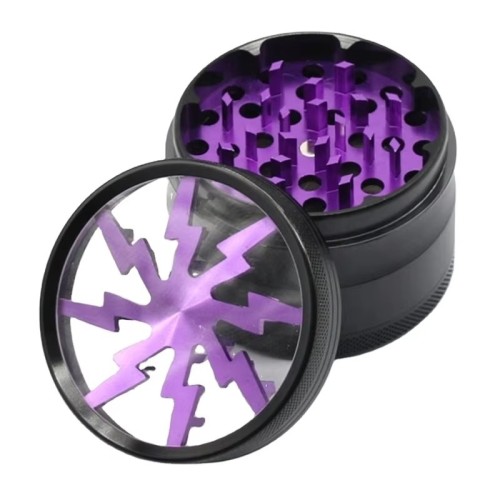 Chinyi Factory Custom Logo Herb Grinder Zinc Alloy Aluminum Spice Grinders