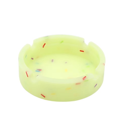 Heat Resistant Silicone Ashtray Unbreakable Non slip Smoking Ash Tray for Indoor and Outdoor Use