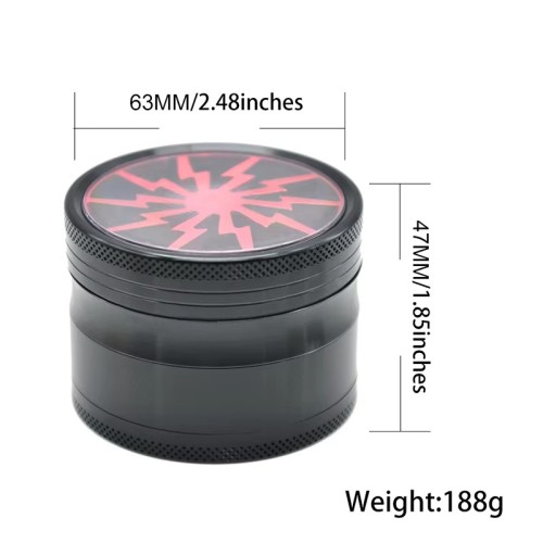 Chinyi Factory Custom Logo Herb Grinder Zinc Alloy Aluminum Spice Grinders