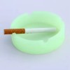 Glow in the Dark Silicone Ashtray Heat Resistant Nonstick Unbreakable Smoking Tray for Patio Home and Car