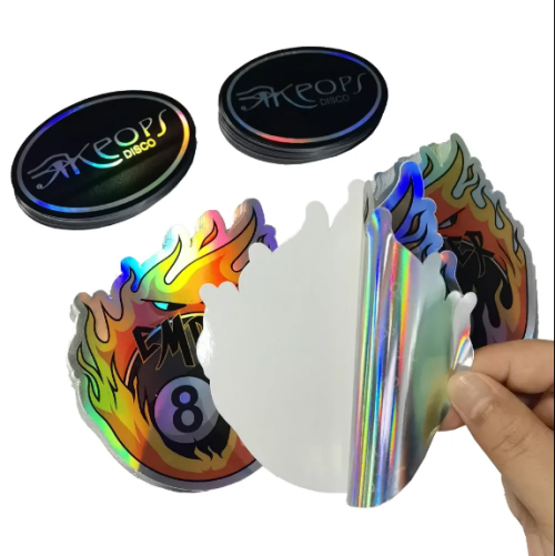 Print Durable Waterproof Vinyl Paper Decoration Hologram Sticker