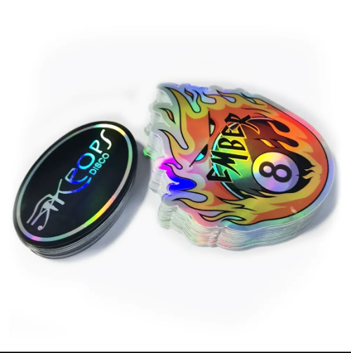 Print Durable Waterproof Vinyl Paper Decoration Hologram Sticker