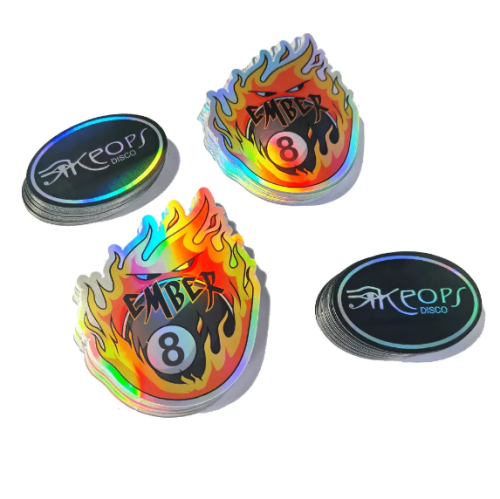 Print Durable Waterproof Vinyl Paper Decoration Hologram Sticker