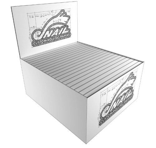 Custom Rolling Papers King Size Wide Magnetic + Tips