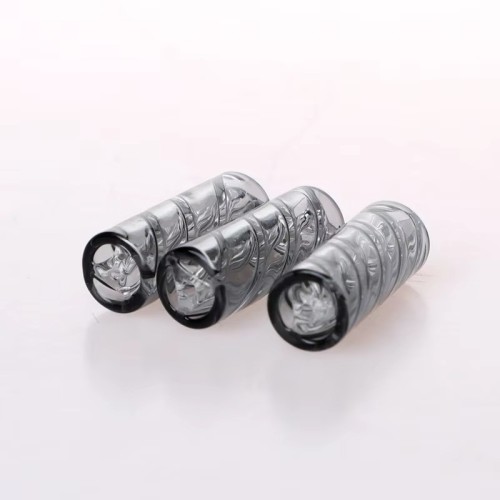 Wholesale Multi Color Spiral Inner Triangular Spiral Glass Mouth Tips