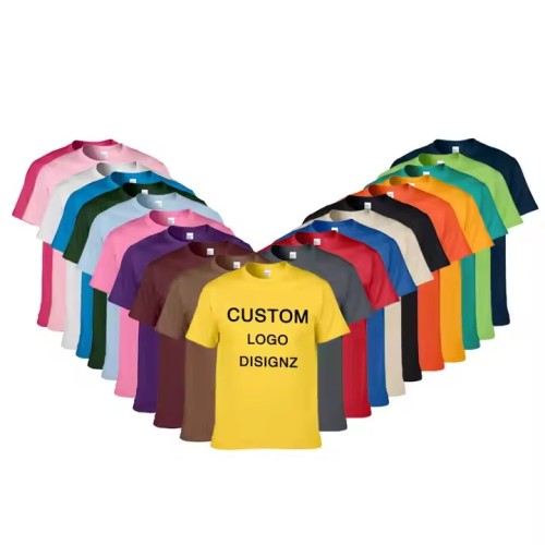 Wholesale Cheap T-Shirts Custom Logo in Bulk Plain Basketball 36Colour Designer