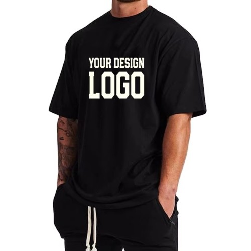 T Shirt Mens Graphic Tee Gym Wear Plus Size T-Shirt Plain Heavyweight 100% Cotton Oversized Tshirt