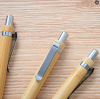 Custom logo Bamboo Wooden Eco-friendly Ball Pen Black Ink Your Label Business Gift logo Printed Ballpoint Pen with logo