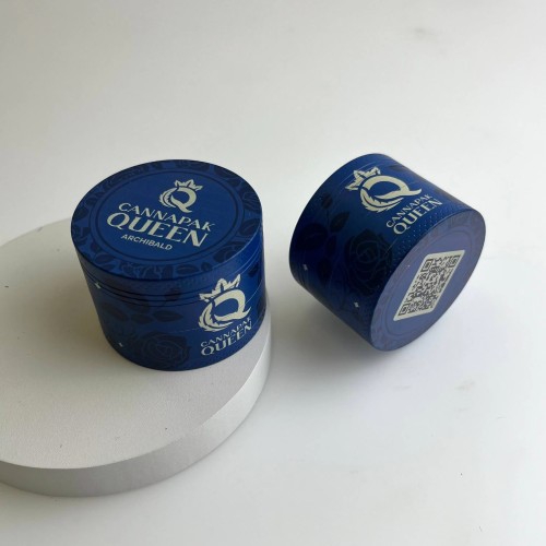 Custom Logo Smoking Accessories Metal Manual Hand Dried Flower Grinder 4 Layers 50mm Zonic Herb Grinder