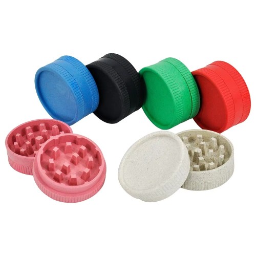 High Quality Plastic Colorful Spice Grinders Custom logo Eco-friendly Biodegradable
