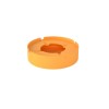 Eco-friendly Round Dustproof Silicone Ashtray With Lid Windproof Ashtray