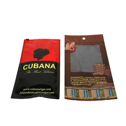 Custom Plastic 50G Smell Proof Pre Rolling Tobacco Pouch Ziplock Bags Rolling Tobacco Cigar Humidior Bag