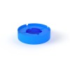 Eco-friendly Round Dustproof Silicone Ashtray With Lid Windproof Ashtray