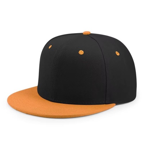 Wholesale Snap Back Caps Blank Snapback With Custom Logo Unisex Adults 6-Panel Flat Brim Hat for Hip Hop