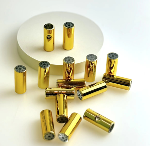 Round Flat Cone X Shape 7 Holes Colorful 7mm 8mm 10mm Glass Spiral Tips Filter for Smoking Lover
