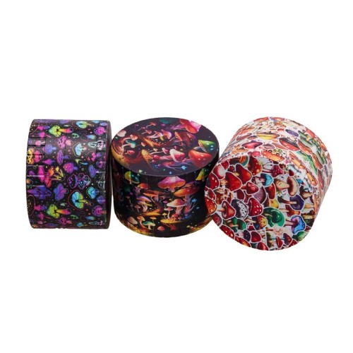 New Arrival Star Custom Logo Tobacco Crusher Grinder Smoking Accessories Zinc Alloy Metal Herb Grinder