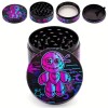 New Arrival Star Custom Logo Tobacco Crusher Grinder Smoking Accessories Zinc Alloy Metal Herb Grinder