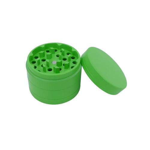 Wholesale Custom Logo Herb Grinder 5parts Aluminum Herb Grinder with Storage Jar