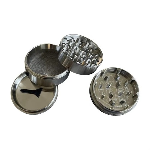 Stainless Steel Herb Grinder Metal Crusher with Custom Logo in Gift Box