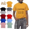 T-Shirt 100 Cotton 210 Gsm Trendy Brand Custom Logo Letter Graphic White T Shirt