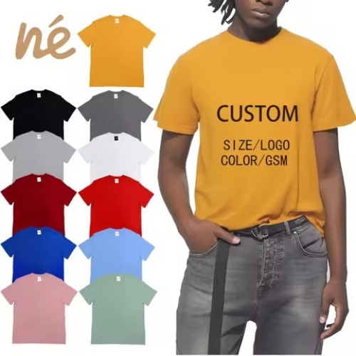 T-Shirt 100 Cotton 210 Gsm Trendy Brand Custom Logo Letter Graphic White T Shirt