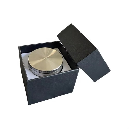 Stainless Steel Herb Grinder Metal Crusher with Custom Logo in Gift Box