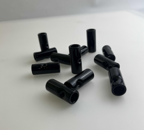 Round Flat Cone X Shape 7 Holes Colorful 7mm 8mm 10mm Glass Spiral Tips Filter for Smoking Lover