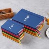 Promotional Gifts Custom Size A6 A5 Journal Notebook Elastic Strap Diary Printed Brand Logo PU Leather Notebook