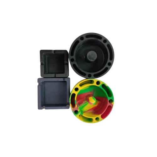 Durable Square Silicone Ashtray for Home Smoking Accessories Cigar and Tobacco Ash Tray Rubber Product