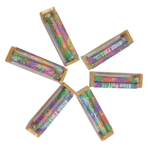Custom Logo Alien Puff Brown Hemp Plastic Adjustable Rolling Machine 79mm 2-Way Rollers