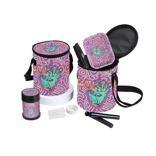 New Hot Sale Metal Tray Tobacco Smoking Kit With Electric Grinder Bucket Bag Smoking Set