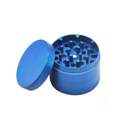 Wholesale Manual Herb Grinder Custom Logo 4 Layer Zinc Alloy Aluminium Premium Metal Tobacco Grinder