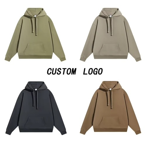 Cotton Hoodies Men Custom logo Heavyweight French Terry Hoodie Blank Oversized Hoodie Unisex