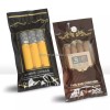 Custom Heat Sealable Aluminum Foil Mylar 3 Side Seal Tobacco Leaf Cigar Wraps Packaging Flat Bags
