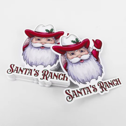 Custom Printing Waterproof Vinyl Decorative Stickers Die Cut Stickers Adhesive Pvc Label Sticker