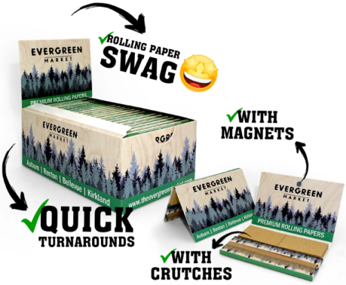 LOW MINIMUM Rolling Papers + CRUTCHES + MAGNETS
