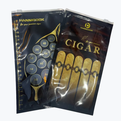 Customization Printing Humidity Tobacco Cigar Bags Ziplock Cigar Humidor Packaging Bag Cigar Travel Humidifier Bag