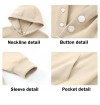 Hoodie Embroidery Men's Heavy Weight Shoulder Streetwear Pullover Blank Hoodie