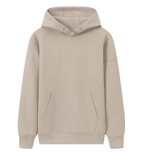 Hoodie Embroidery Men's Heavy Weight Shoulder Streetwear Pullover Blank Hoodie