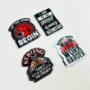 Custom High Quality Logo Stickers Spot UV Raised Die Cut Sticker Digital Printing Waterproof PVC Vinyl Label Stickers