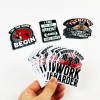 Custom High Quality Logo Stickers Spot UV Raised Die Cut Sticker Digital Printing Waterproof PVC Vinyl Label Stickers