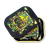 BEYOU 18x14cm Smoking Accessories Tray Printed Logo Portable Tobacco Tin Custom Metal Rolling Tray with Lid