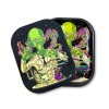 BEYOU 18x14cm Smoking Accessories Tray Printed Logo Portable Tobacco Tin Custom Metal Rolling Tray with Lid