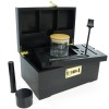 Custom Smell Proof Wooden Bamboo Cigarette Stash Box Smoking Kit Set Accessories Smoke Box with Lock Rolling Tray