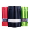 Custom Logo Matte Flat Bag with Zipper Bag Printing Resealable Foil Tobacco Packaging Bags