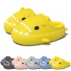 Cozy Winter Fashion House Slippers Cute Plush Shark Slides EVA Insole Fur Lining Anti-Slip Shark Slides Slipper